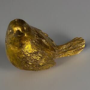 Resin/Polystone Bird Decorative Sculpture Home Decor Statue 8 in x 6 in